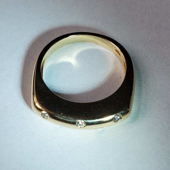 Beautiful 18K white gold diamond ring. - Picture 9 of 11